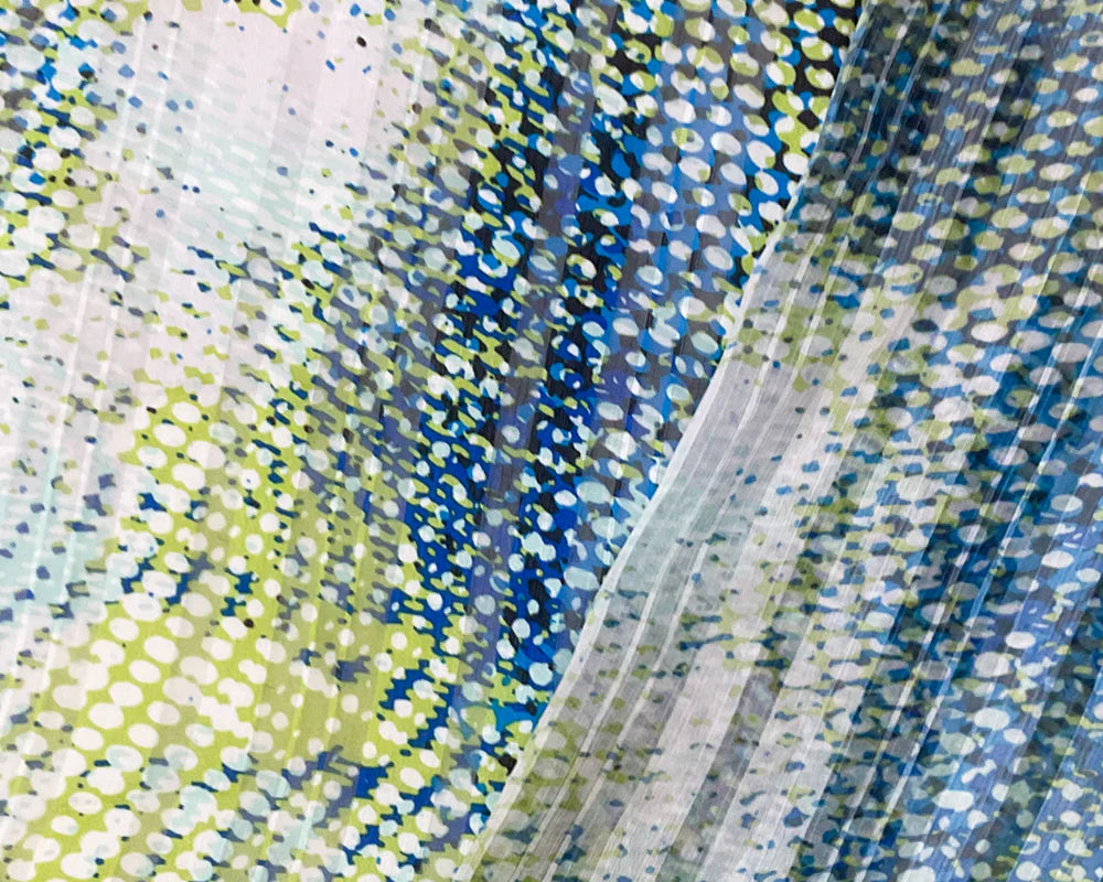 Green & Blue Sarong Skirt
