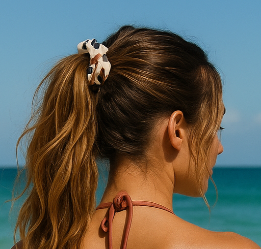 Tulip Tides Scrunchie