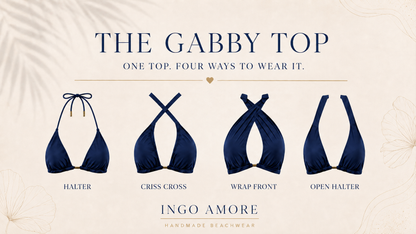 Gabby Versatile Top with Gold accents